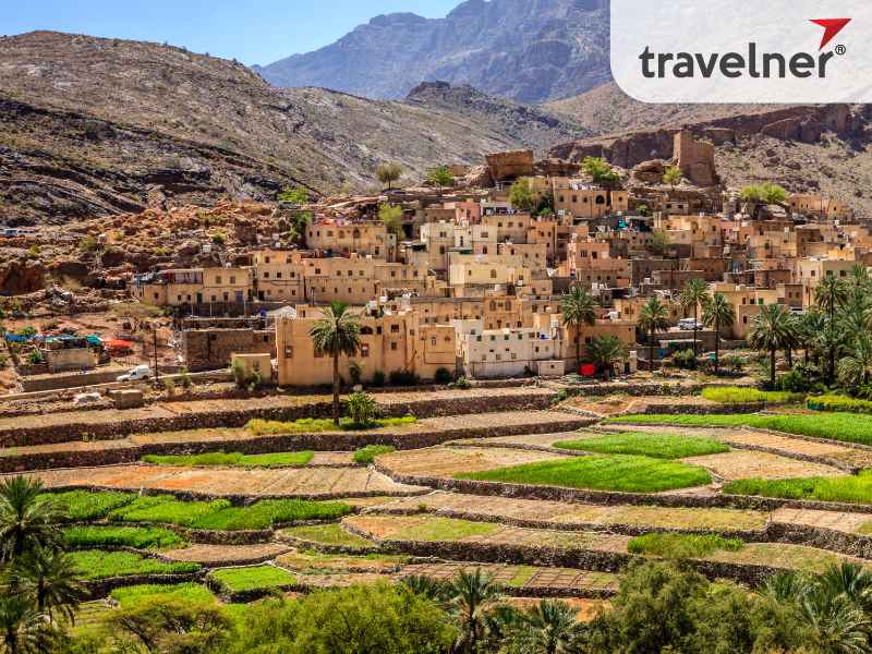 Al Hajar Valley is located in the north of Oman