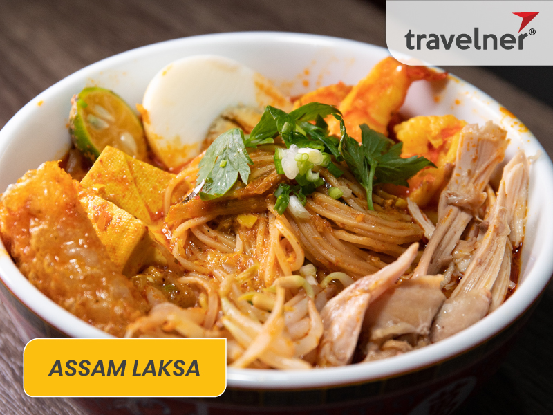 Assam Laksa is the traditional sour noodle soup of Malaysia Assam Laksa is the traditional sour noodle soup of Malaysia