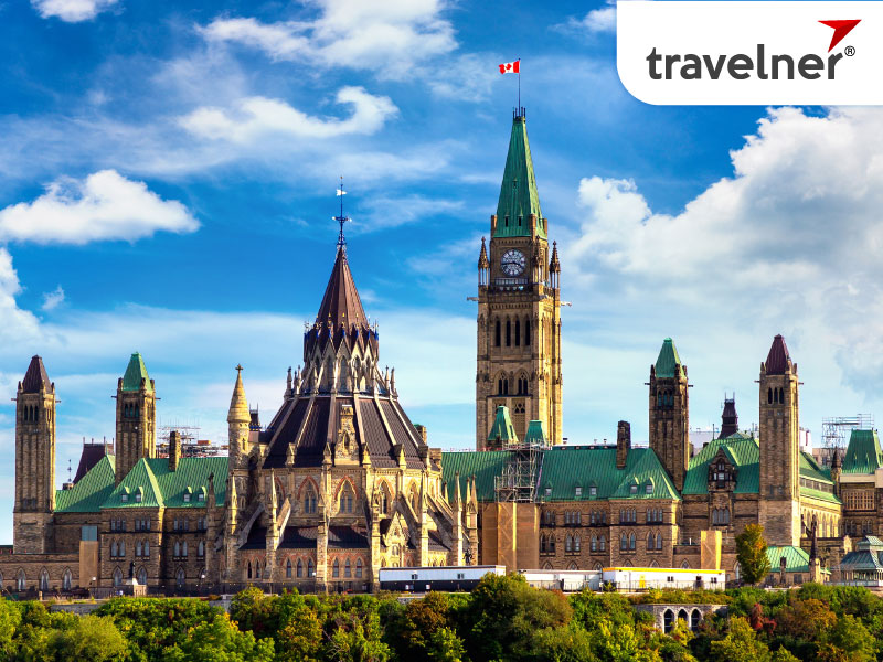 Canadian Parliament in Ottawa in a sunny day Canadian Parliament in Ottawa in a sunny day
