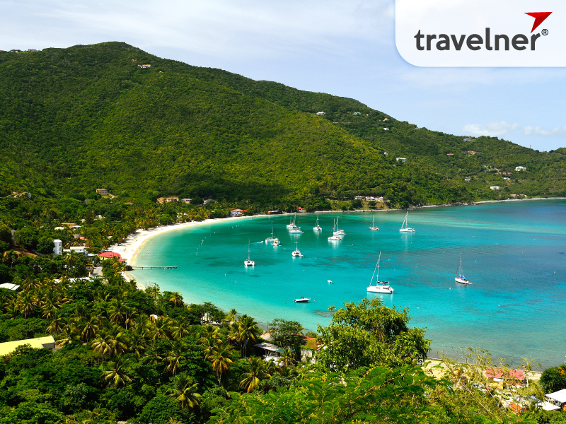 Cane Garden Bay, which is shaped like a crescent, is Tortola's most popular stretch of sand
