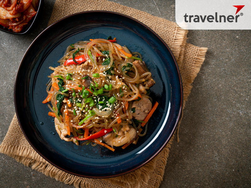 Japchae is a simple side dish that is renowned during Korean culinary festivals Japchae is a simple side dish that is renowned during Korean culinary festivals
