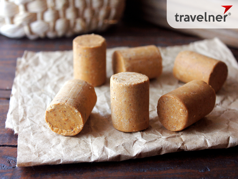 Kinmen peanut candies after finishing.