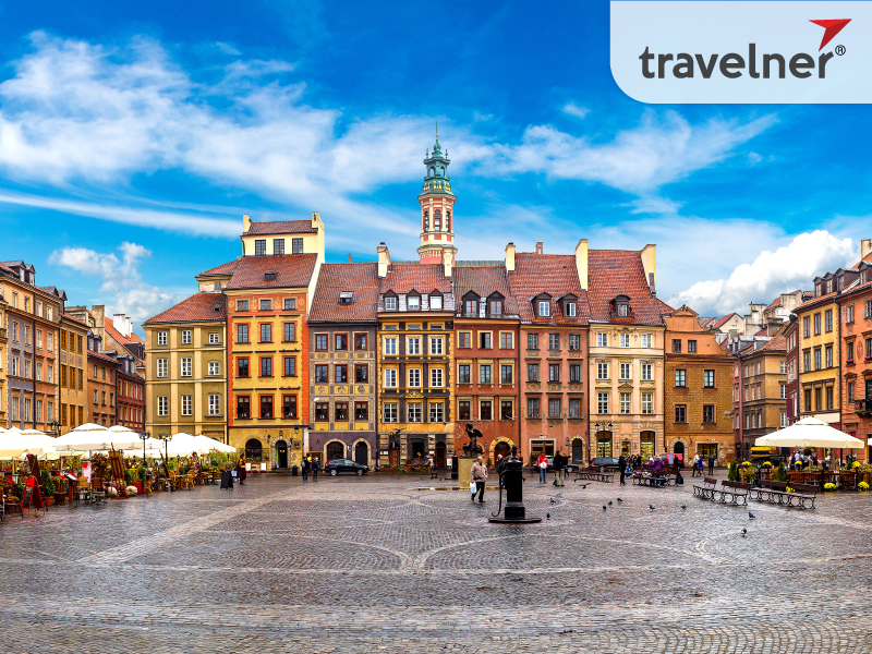 Market Square in Warsaw's Old Town, Poland Market Square in Warsaw's Old Town, Poland