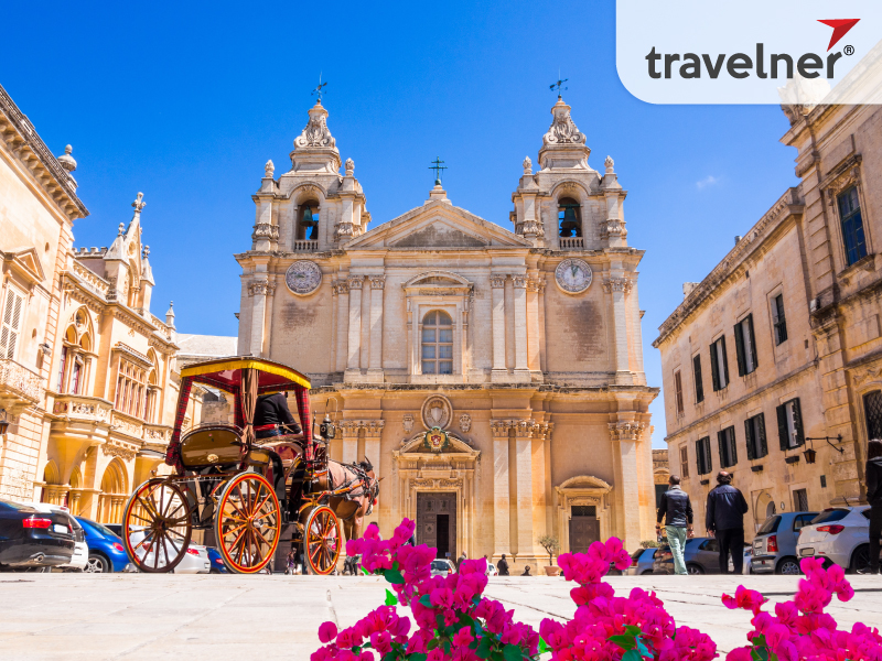 Mdina, Malta's ancient capital, is situated on a beautiful hill in the island's center Mdina, Malta's ancient capital, is situated on a beautiful hill in the island's center