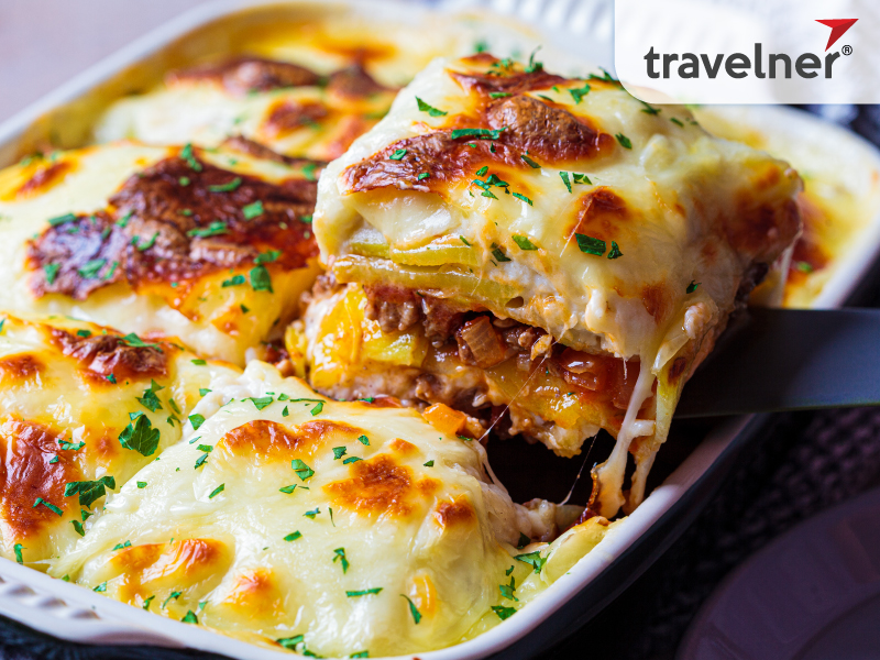 Moussaka is an intriguing traditional dish that travelers should try