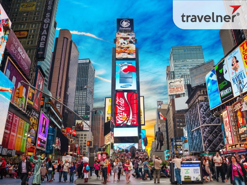 Nightlife in Times Square