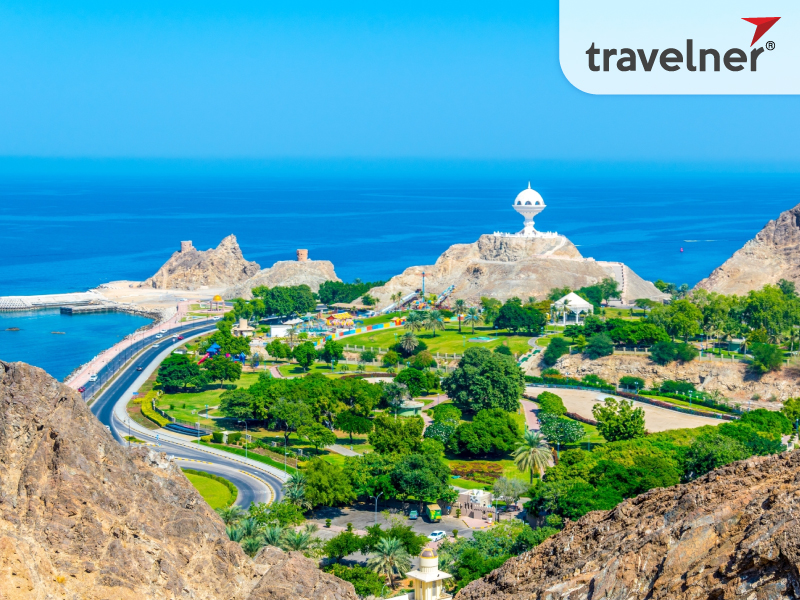 Oman Bay is famous for its beautiful stretch of beaches