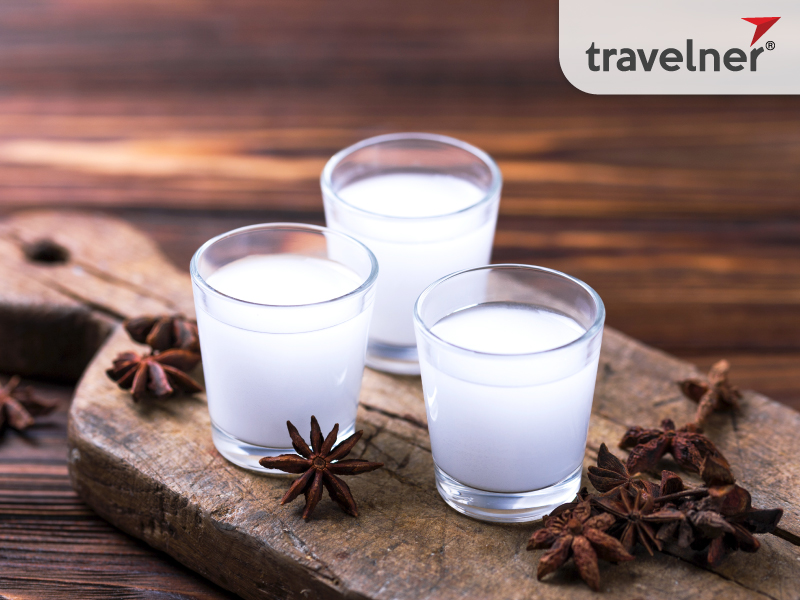 Ouzo is the traditional wine of Cyprus