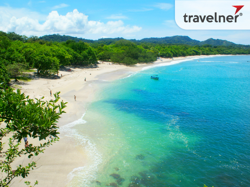 Playa Conchal is covered with natural seashells and refreshing turquoise water