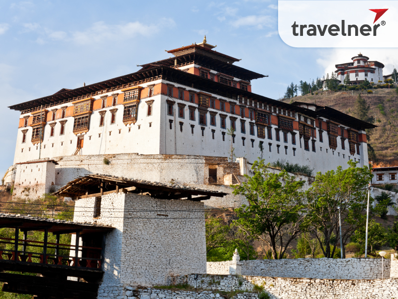 Rinpung Dzong is a typical Bhutanese architectural structure
