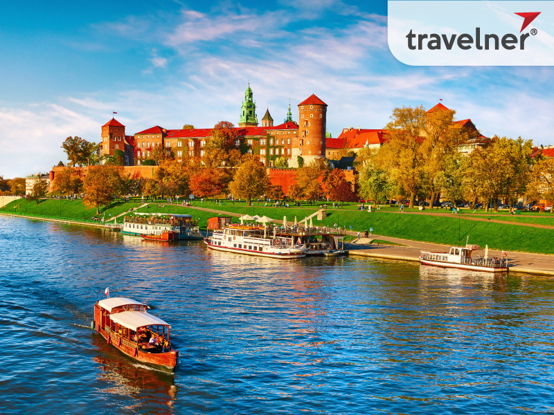 Romantic autumn landscape of Krakow, Poland Romantic autumn landscape of Krakow, Poland