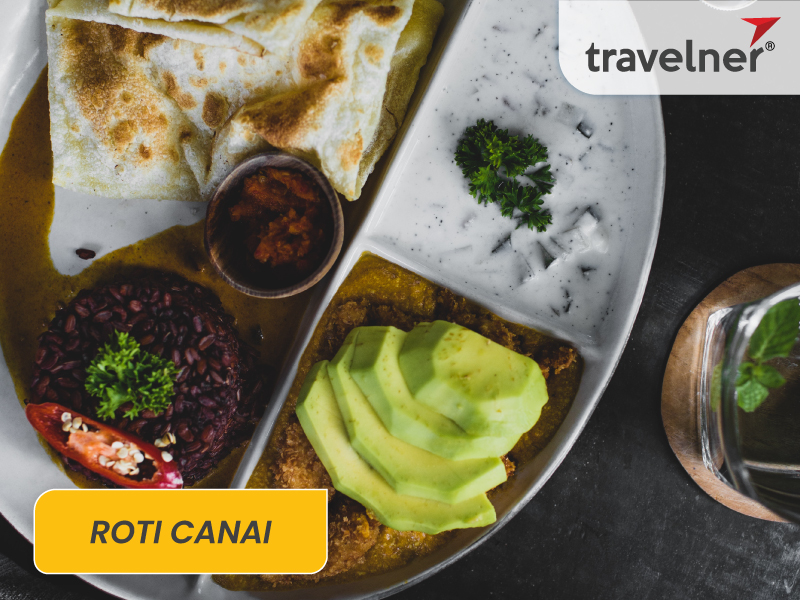 Roti Canai is usually served with many kinds of sauce Roti Canai is usually served with many kinds of sauce