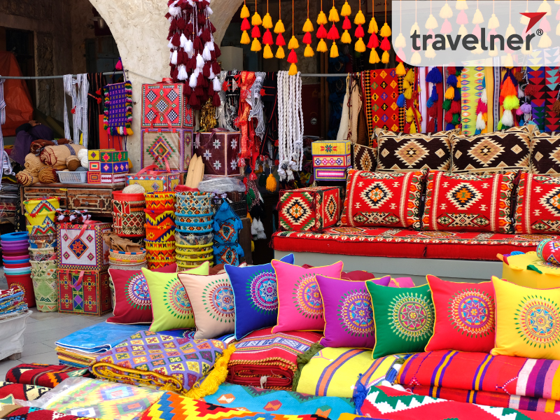Souq Waqif is a market with Islamic cultural identity in Qatar