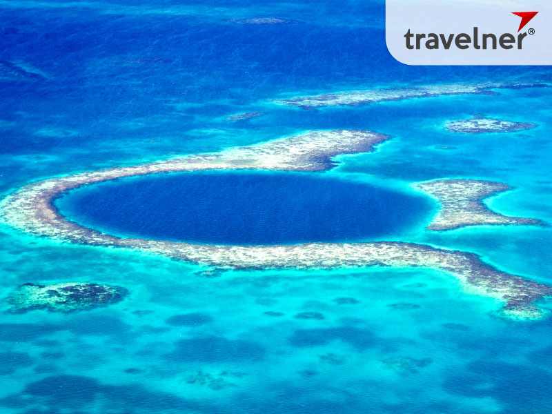 The Great Blue Hole is the world's largest blue hole The Great Blue Hole is the world's largest blue hole