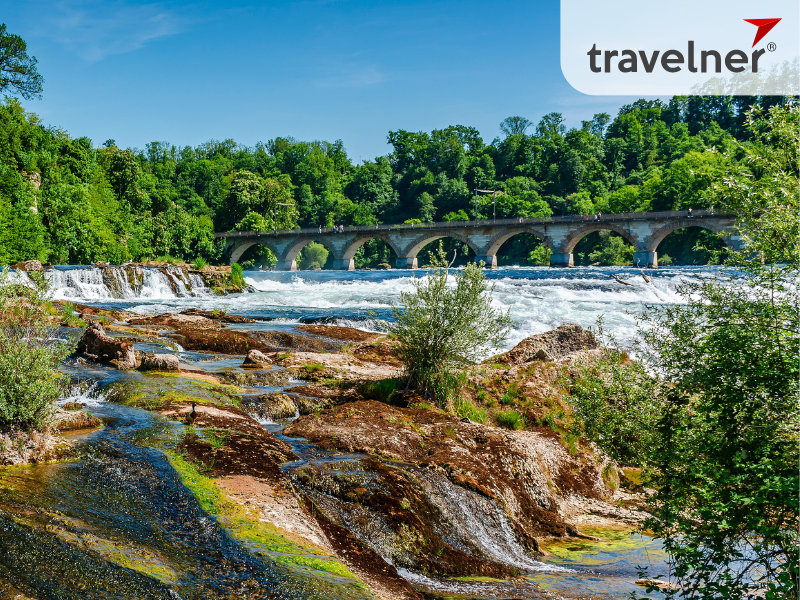 The Rhine is not only Switzerland's largest waterfall but also Europe's largest The Rhine is not only Switzerland's largest waterfall but also Europe's largest