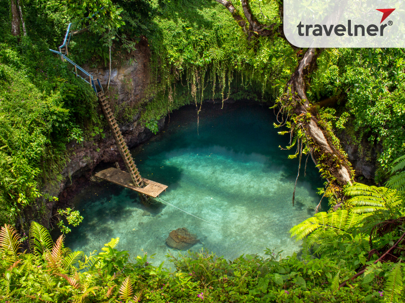 To Sua Ocean Trench is a mysterious location in Samoa. To Sua Ocean Trench is a mysterious location in Samoa.
