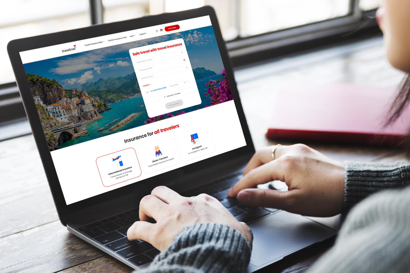 Nákup cestovního pojištění nebylo s Travelner nikdy jednodušší Buying your travel insurance has never been easier with Travelner