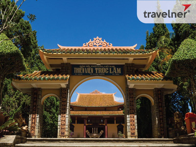Truc Lam Zen Monastery Dalat is the largest Vietnamese Zen monastery