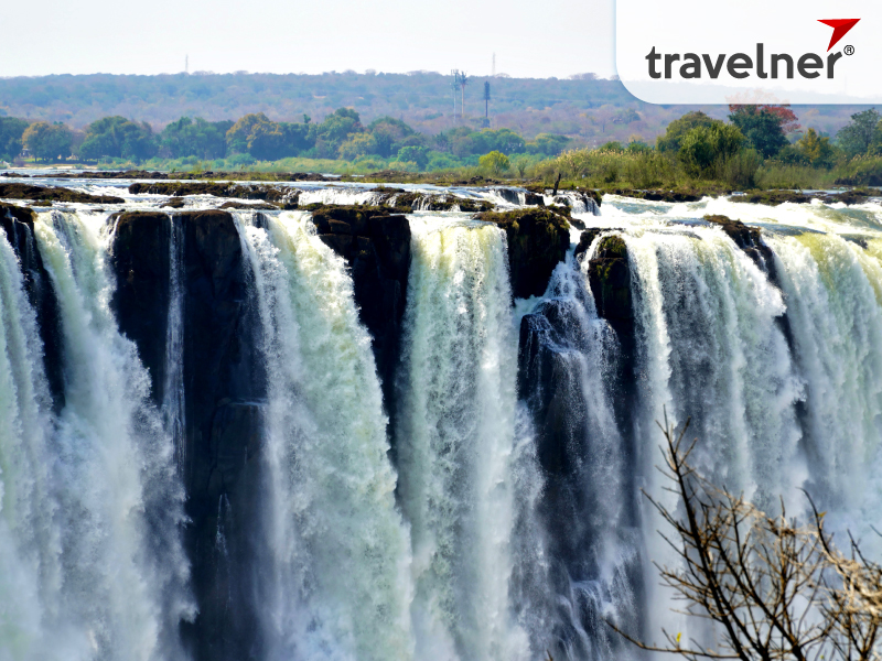 Victoria Falls is one of the most beautiful and largest waterfalls in the
  world Victoria Falls is one of the most beautiful and largest waterfalls in the
  world