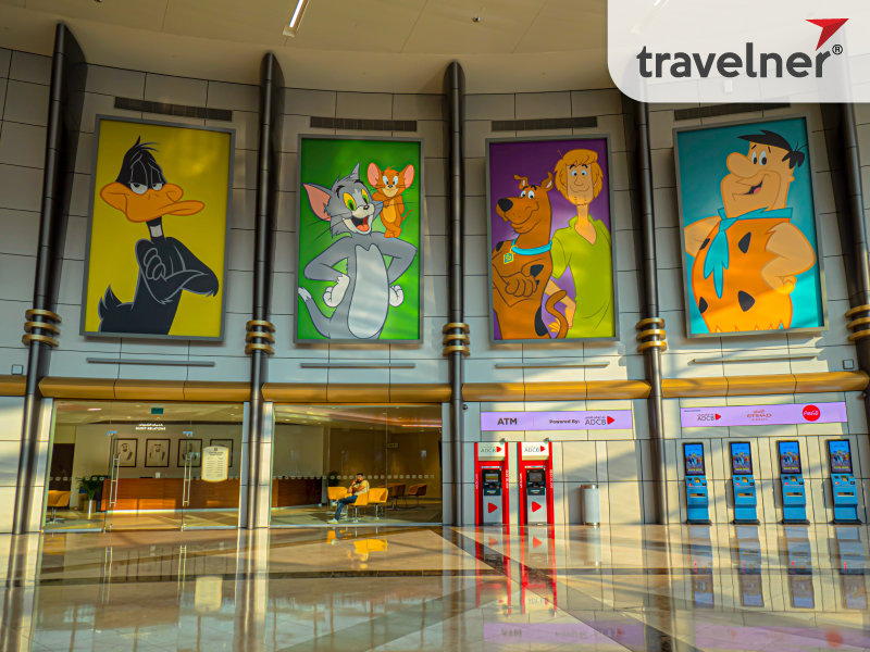 Visit a lot of cartoon characters at Warner Bros Abu Dhabi.