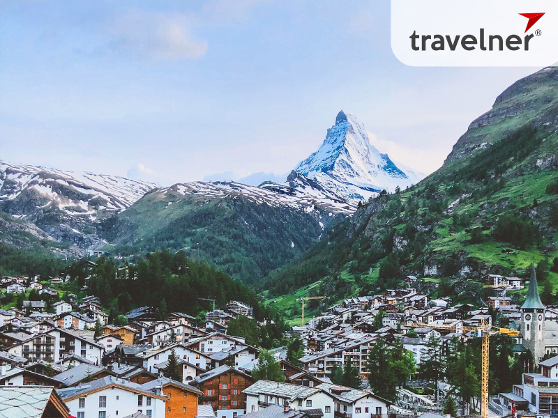 Zermatt is a village in the mountains of southern Switzerland Zermatt is a village in the mountains of southern Switzerland